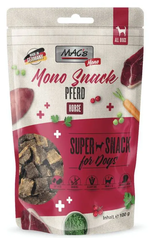 Mac's Przysmak Mono Snack Horse dla psa op. 100g