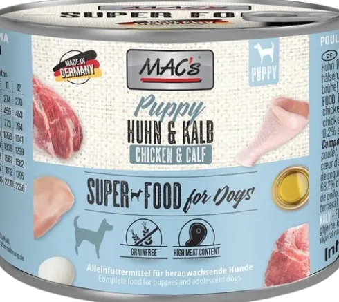Mac's Puppy Kurczak z cielęciną Mokra Karma dla szczeniąt op. 200g