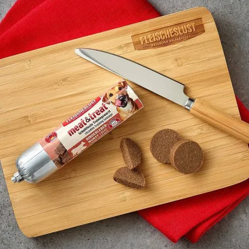 MeatLove Meat&Treat 2.0 Beef Liver Przysmak dla psa op. 80g