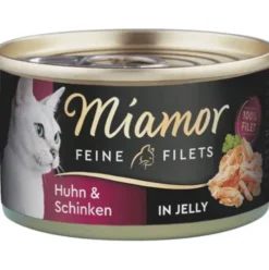Miamor Feine Filets Adult Kurczak i szynka Mokra Karma dla kota op. 100g Puszka