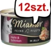 Miamor Feine Filets Adult Kurczak i szynka Mokra Karma dla kota op. 100g Puszka Pakiet 12szt.