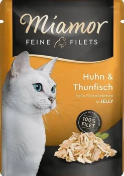 Miamor Feine Filets Adult Tuńczyk i kurczak Mokra Karma dla kota op. 100g SASZETKA