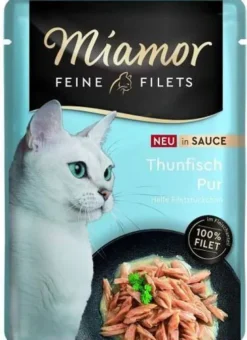 Miamor Feine Filets Adult Tuńczyk w sosie Mokra Karma dla kota op. 100g SASZETKA