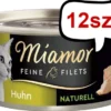 Miamor Feine Filets Naturell Adult Filety z kurczaka w sosie op. 80g Pakiet 12szt.