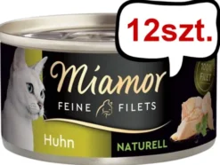 Miamor Feine Filets Naturell Adult Filety z kurczaka w sosie op. 80g Pakiet 12szt.