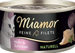 Miamor Feine Filets Naturell Adult Kurczak i szynka Mokra Karma dla kota op. 80g WYPRZEDAŻ