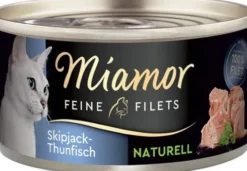 Miamor Feine Filets Naturell Adult Tuńczyk (Skipjack-Thunfisch) Mokra Karma dla kota op. 80g