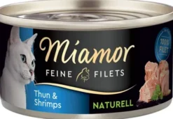 Miamor Feine Filets Naturell Adult Tuńczyk i krewetki Mokra Karma dla kota op. 80g