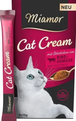 Miamor Pasta Cat Cream Rind-Gemuse dla kota op. 75g
