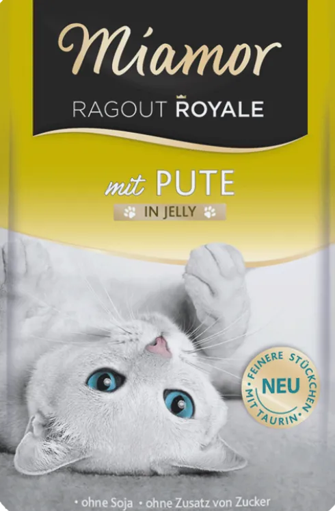 Miamor Ragout Royale Adult Indyk Mokra Karma dla kota op. 100g Pakiet 22szt.