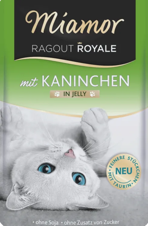 Miamor Ragout Royale Adult Królik Mokra Karma dla kota op. 100g Pakiet 22szt.