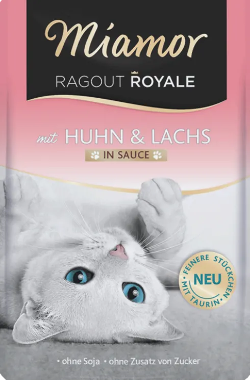 Miamor Ragout Royale Adult Kurczak i łosoś Mokra Karma dla kota op. 100g