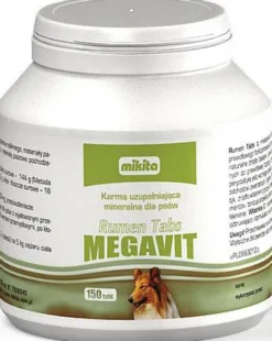 Mikita Preparat na przewód pokarmowy MEGAVIT Rumen Tabs dla psa op. 150 tabletek