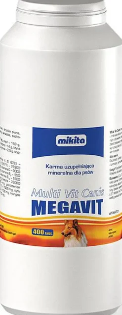 Mikita Preparat uzupełniający MEGAVIT Multi Vit Canis dla psa op. 400 tabletek