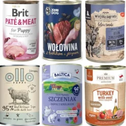 Mix Starter Puppy Mokra Karma dla szczeniąt Pakiet Degustacyjny 6x400g