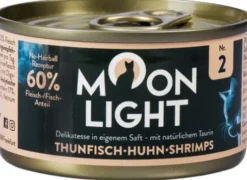 Moonlight Dinner nr 2 Tuńczyk, kurczak i krewetki Mokra Karma dla kota op. 80g