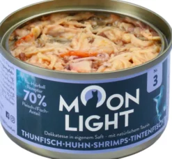 Moonlight Dinner nr 3 Tuńczyk, kurczak i kałamarnica Mokra Karma dla kota op. 80g