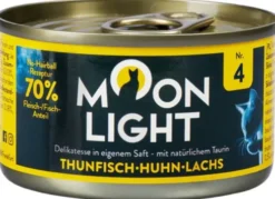 Moonlight Dinner nr 4 Tuńczyk, kurczak i łosoś Mokra Karma dla kota op. 80g