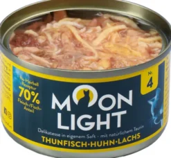 Moonlight Dinner nr 4 Tuńczyk, kurczak i łosoś Mokra Karma dla kota op. 80g