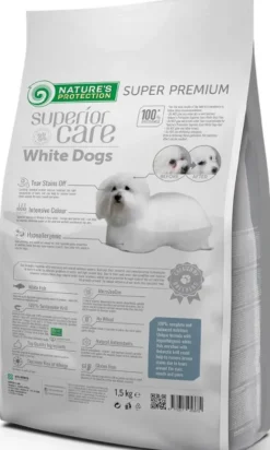 Nature's Protection Superior Care Adult Small White Fish Sucha Karma dla psa op. 1.5kg + Przysmak NP SC Snacks op.75g GRATIS