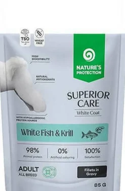 Nature's Protection Superior Care Adult White Fish&Kill Mokra Karma dla psa op. 85g