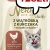 Nekko Daily Adult z wątróbką z kurczaka w sosie Mokra Karma dla kota op. 85g Pakiet 12szt.