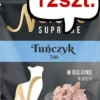 Nekko Supreme Adult Tuńczyk w bulionie Mokra Karma dla kota op. 70g Pakiet 12szt. WYPRZEDAŻ