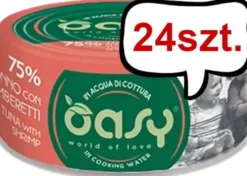 Oasy Adult More Love Tuna with Shrimp Mokra Karma dla kota op. 70g Pakiet 24szt.