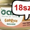 Oasy Caprice Adult Mousse with Salmon Mokra Karma dla kota op. 85g Pakiet 18szt.