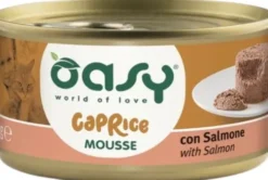 Oasy Caprice Adult Mousse with Salmon Mokra Karma dla kota op. 85g Pakiet 18szt.