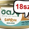 Oasy Caprice Adult Mousse with Tuna Mokra Karma dla kota op. 85g Pakiet 18szt.