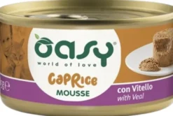 Oasy Caprice Adult Mousse with Veal Mokra Karma dla kota op. 85g