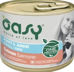 Oasy One Protein Puppy Mini Salmon mokra karma dla szczeniąt op. 200g