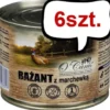 O'Canis Bażant z marchewką Mokra Karma dla psa op. 200g Pakiet 6szt.