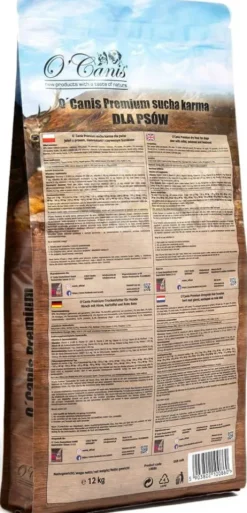 O'Canis Jeleń z prosem, ziemniakami i burakiem Sucha Karma dla psa op. 12kg