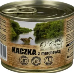 O'Canis Kaczka z marchewką Mokra Karma dla psa op. 200g Pakiet 6szt.
