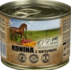 O'Canis Konina z WARZYWAMI i siemieniem lnianym Mokra Karma dla psa op. 200g
