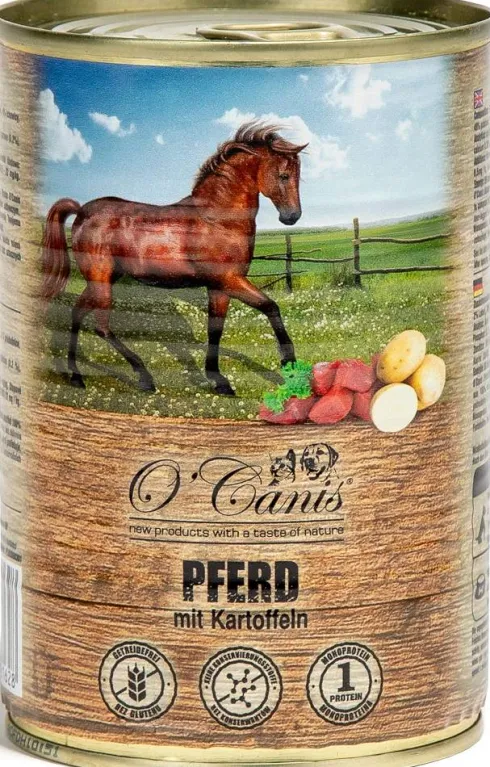 O'Canis Konina z ZIEMNIAKAMI Mokra Karma dla psa op. 400g