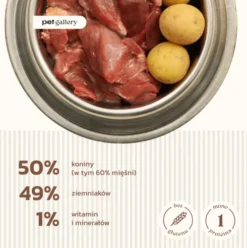 O'Canis Konina z ZIEMNIAKAMI Mokra Karma dla psa op. 800g Pakiet 6szt.