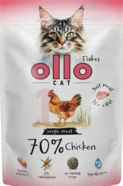 Ollo Cat Nr 1 Chicken Mokra Karma dla kota op. 85g Pakiet 12szt.