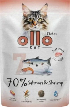 Ollo Cat Nr 7 Salmon&Shrimp Mokra Karma dla kota op. 85g