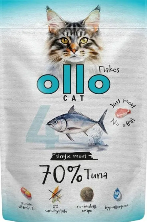 Ollo Cat Nr 4 Tuna Mokra Karma dla kota op. 85g