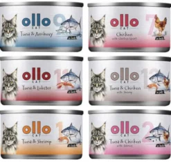 Ollo Cat Pakiet degustacyjny Mokra Karma dla kota op. 6x70g