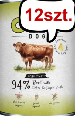 Ollo Plus Kolagen Beef Mokra Karma dla psa op. 400g Pakiet 12szt.