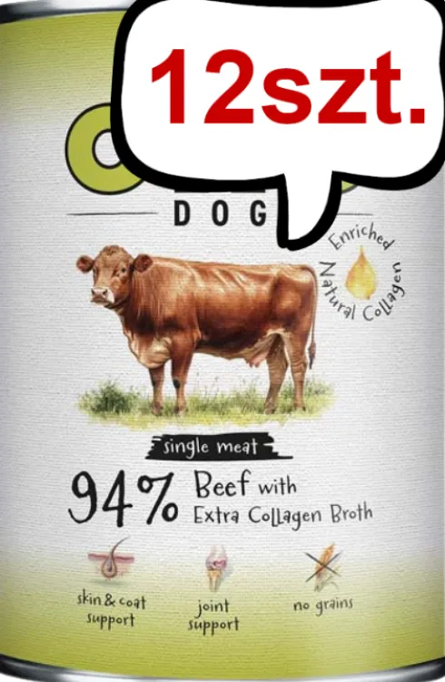 Ollo Plus Kolagen Beef Mokra Karma dla psa op. 400g Pakiet 12szt.
