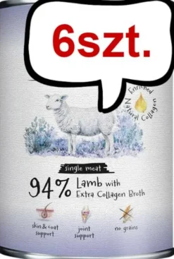 Ollo Plus Kolagen Lamb Mokra Karma dla psa op. 800g Pakiet 6szt.