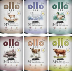 Ollo Plus Kolagen Pakiet degustacyjny Mokra Karma dla psa op. 6x400g