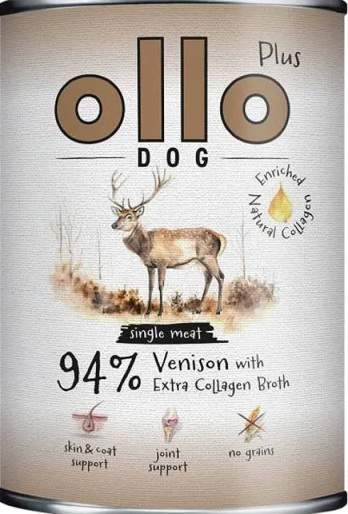 Ollo Plus Kolagen Venison Mokra Karma dla psa op. 400g