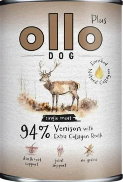 Ollo Plus Kolagen Venison Mokra Karma dla psa op. 800g