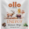 Ollo Przysmaki Air-Dried Energy Venison Strips dla psa op. 80g [Data ważności: 11.2026]
